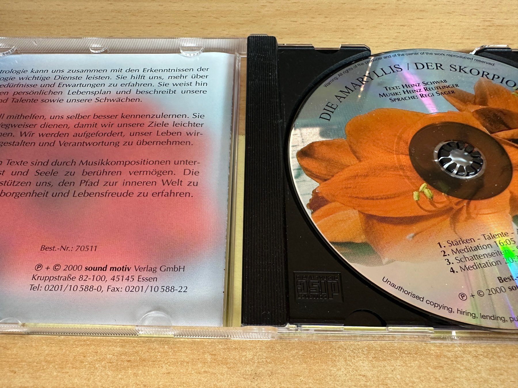 CD: R1 Der Skorpion / die Amaryllis – Usato da Rikon im Tösstal venduto da Alpenmutz 2