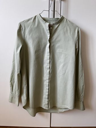 BOSS Damen Bluse Gr. 36, Khaki-grün, mint
