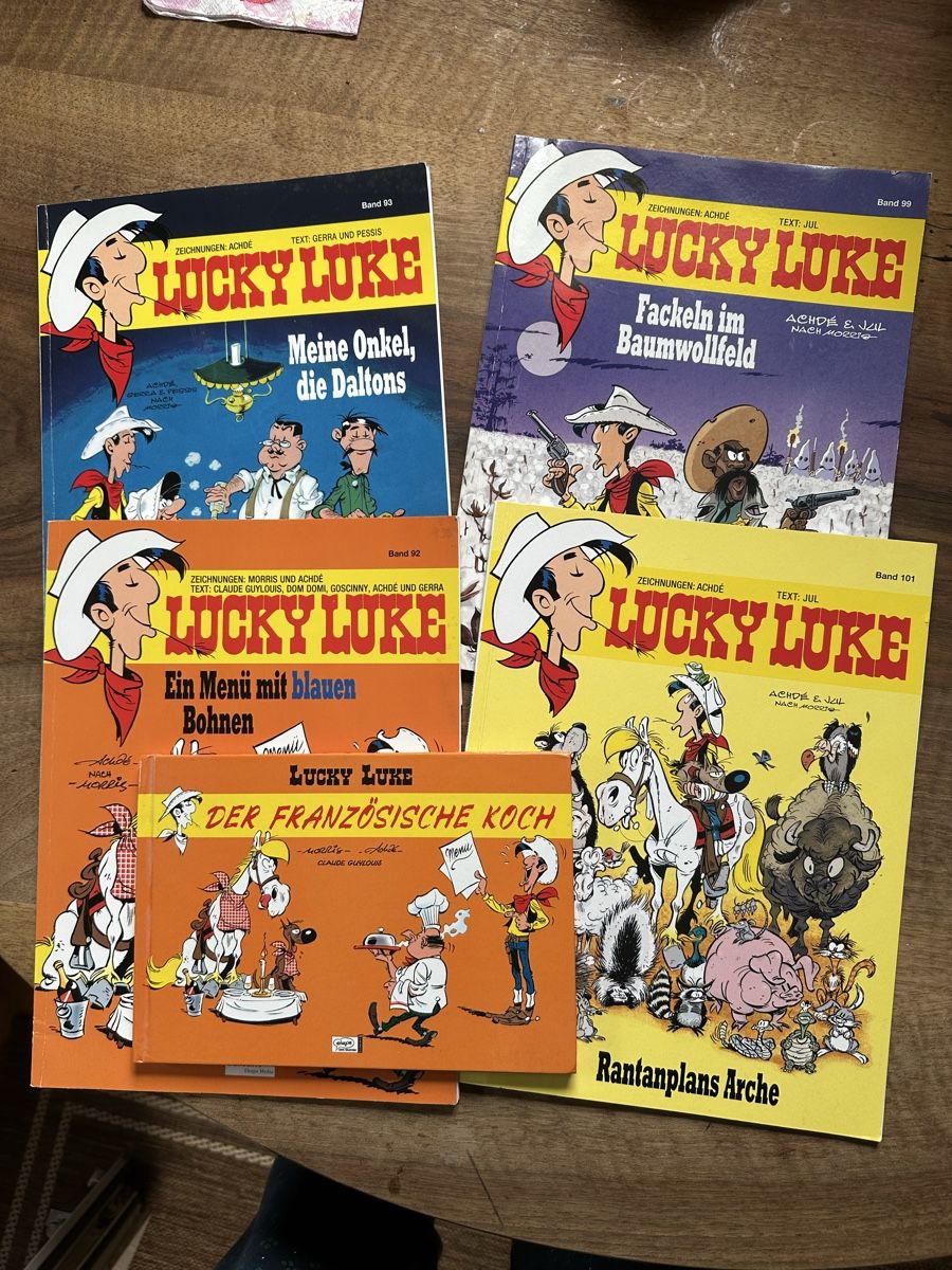 Fumetti: Lucky Luke Comics Sammlung, 5 Hefte – Usato da Muenchenstein venduto da Holiduli