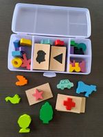 Wahrnehmen - Zuordnen Holzfiguren Memo-Spiel
