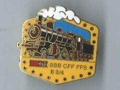 SBB/CFF/FFS Placchette & Badge: SBB Lokomotive B 3/4  PIN – Usato da Zürich venduto da t24_de