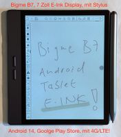 Bigme B7, 7-Zoll E-Ink farbig, Android 14, 4G/LTE-Support