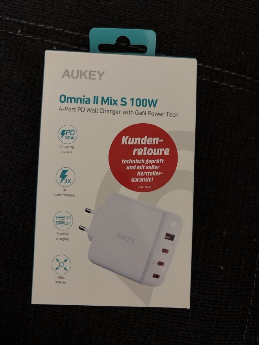 Aukey Caricabatterie: Aukey Omnia Mix ll – Nuovo e nell'imballaggio originale da Zürich venduto da Marbosa