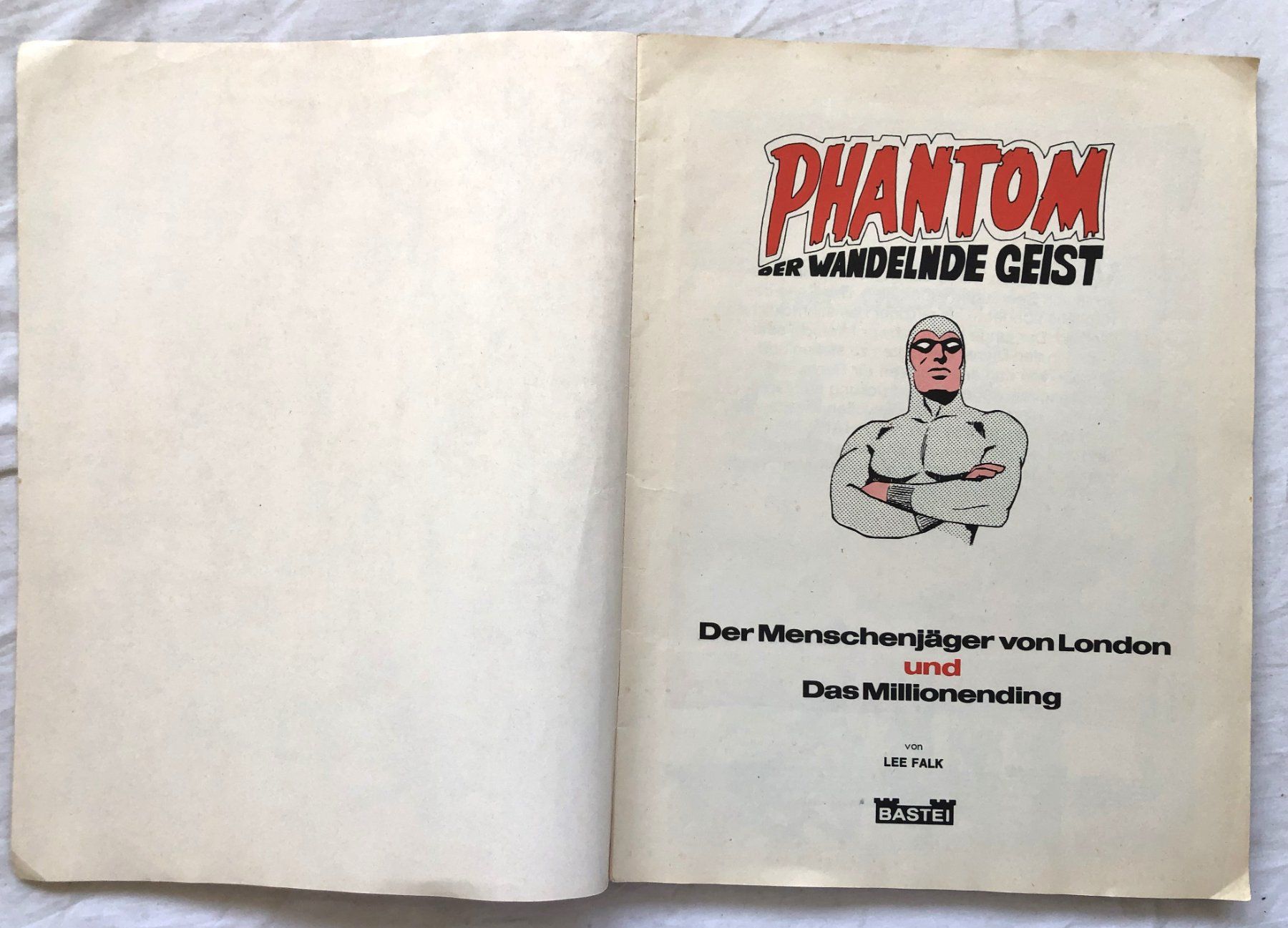 Fumetti: PHANTOM - Heft - Nr.39 - Bastei Verlag – Usato da Schaffhausen venduto da durruti 1