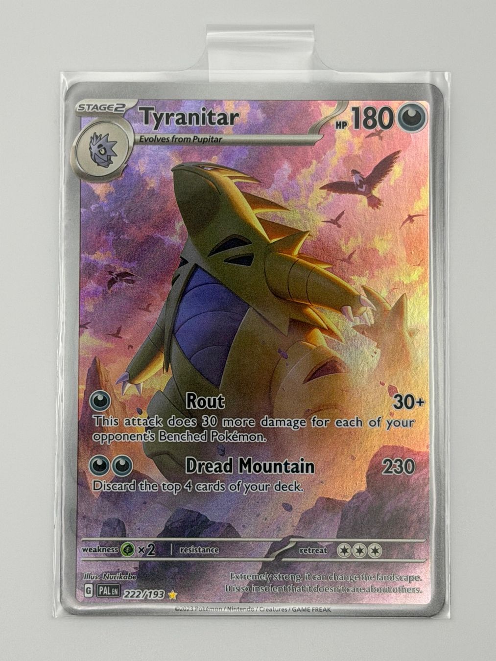 Pokémon Carte collezionabili: Pokemon Tyranitar 222/193 – Nuovo (secondo la descrizione) da Uster venduto da EDM1903