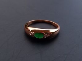 Vergoldet Ring, Grösse 8 (57)