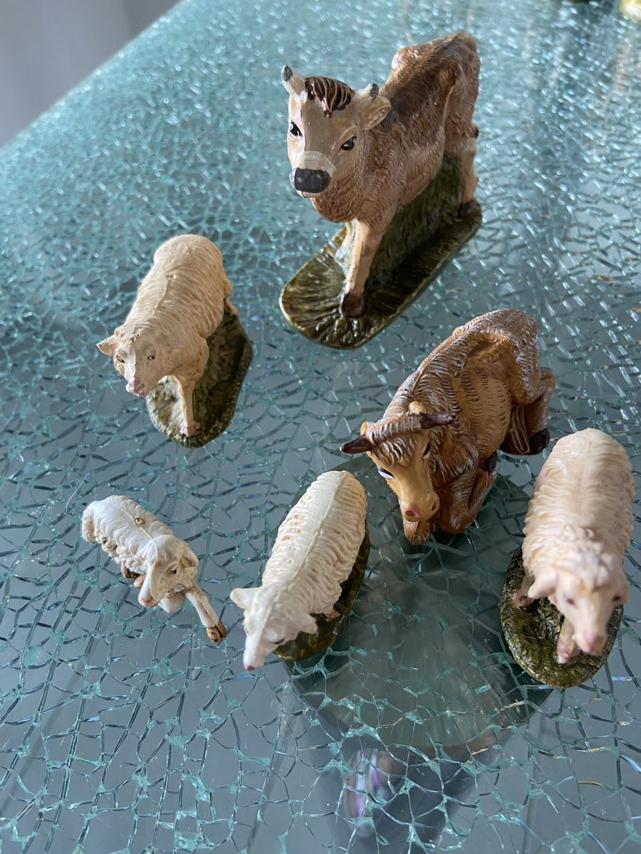 Statuette: 6 Tiere für Weihnachtskrippe – Usato da Oftringen venduto da andrax 1