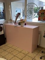 2x Theken rosa 199x49x94cm guter Zustand