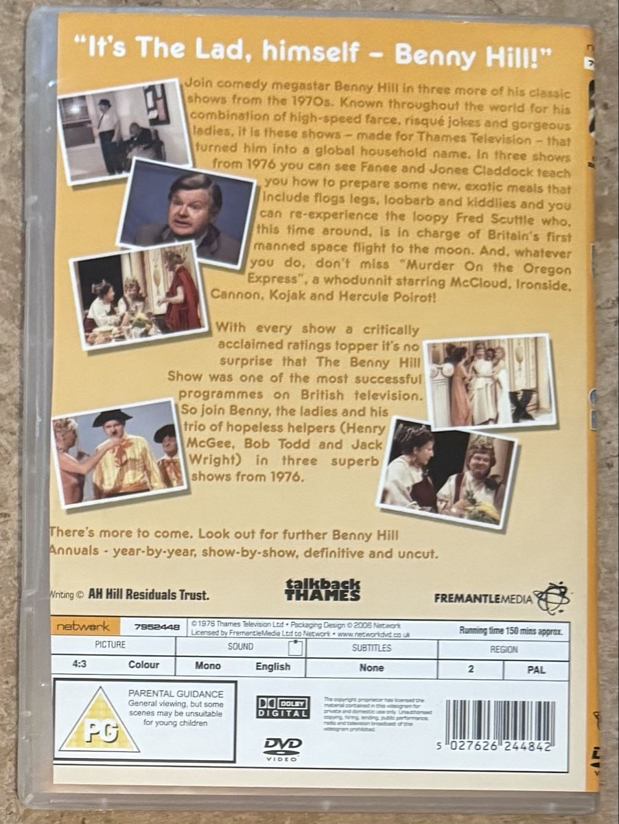 Tutti i DVDs: THE BENNY HILL – Nuovo (secondo la descrizione) da Dietikon venduto da AndreaSch01 1