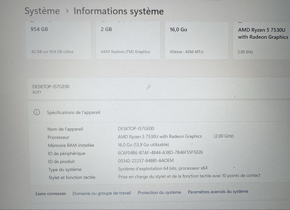 Lenovo Notebook: Lenovo Ideapad Flex 5 (16 pouces) – Usato da Bulle venduto da rmv_qsw7 2