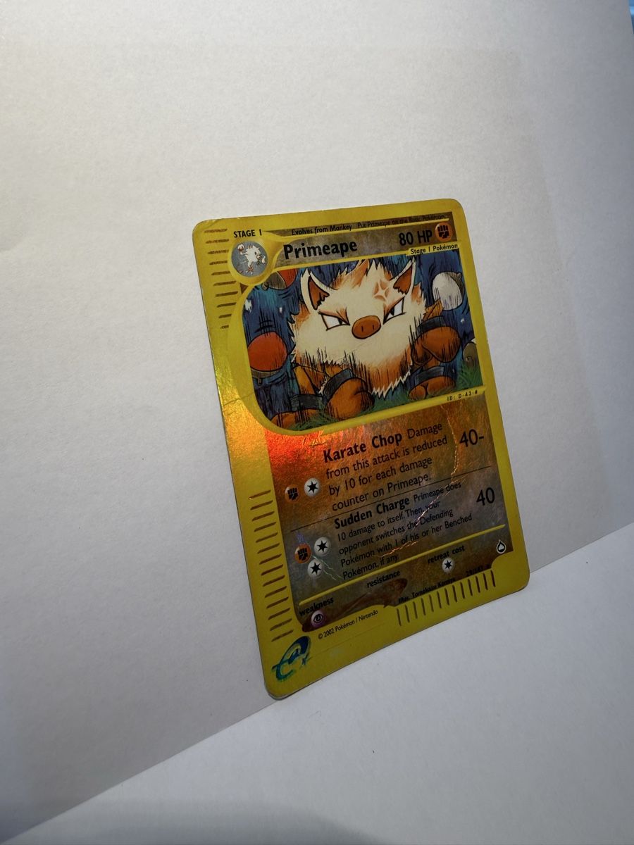 Pokémon Carte collezionabili: Primeape 29/147 Reverse Holo - Aquapolis Pokemon DMG – Usato da Lugano venduto da ktm_7jr7 2