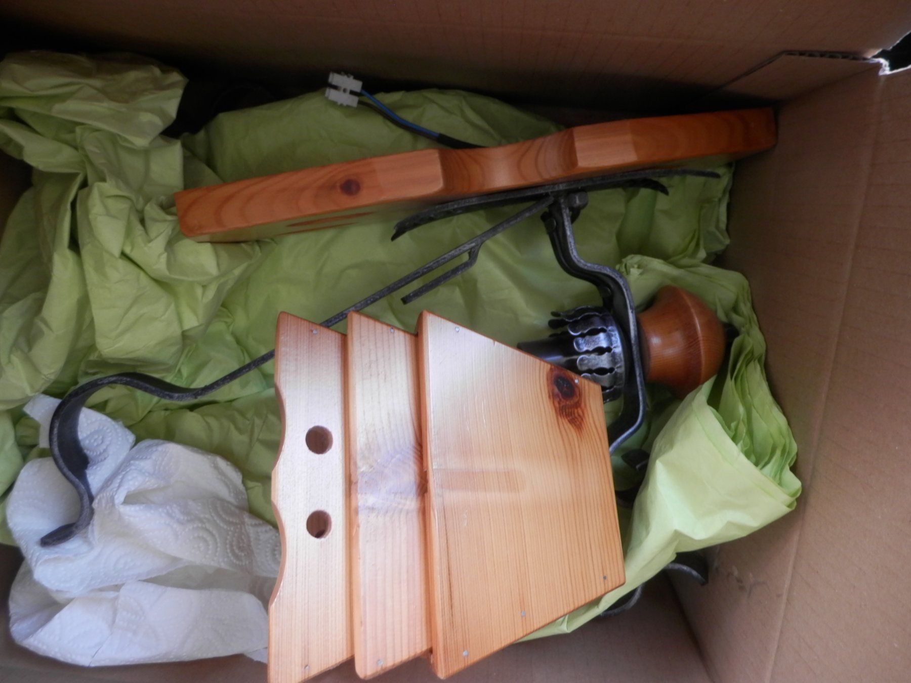 Lampes: 3 wunderschöne Wandleuchten rustikal – D'occasion à Wald ZH par baumih 3