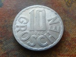 AUTRICHE  10  Groschen  1965