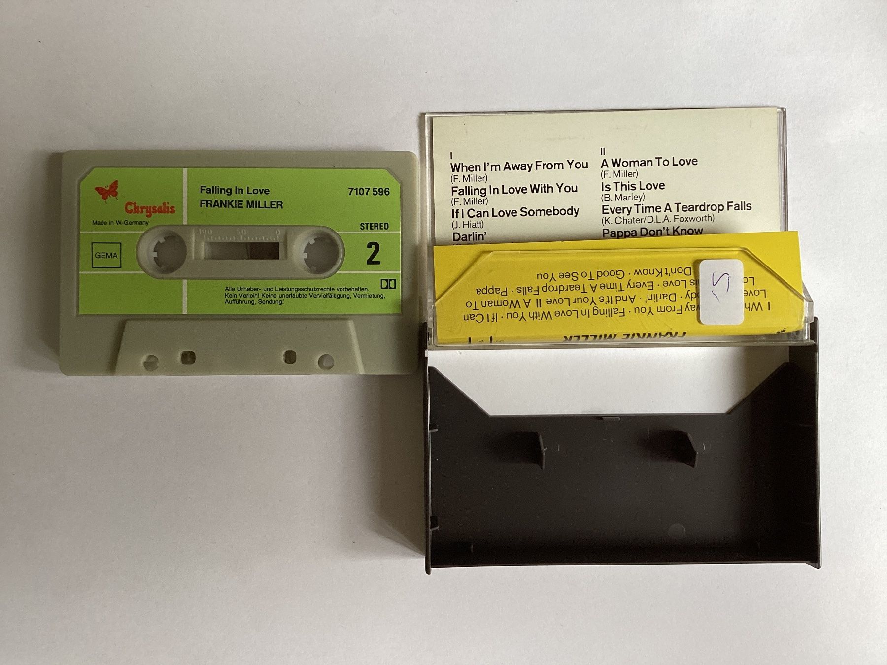 Kompaktkassetten: Frankie Miller MC - Falling In Love – Gebraucht aus Gutenswil von Hamzian 1
