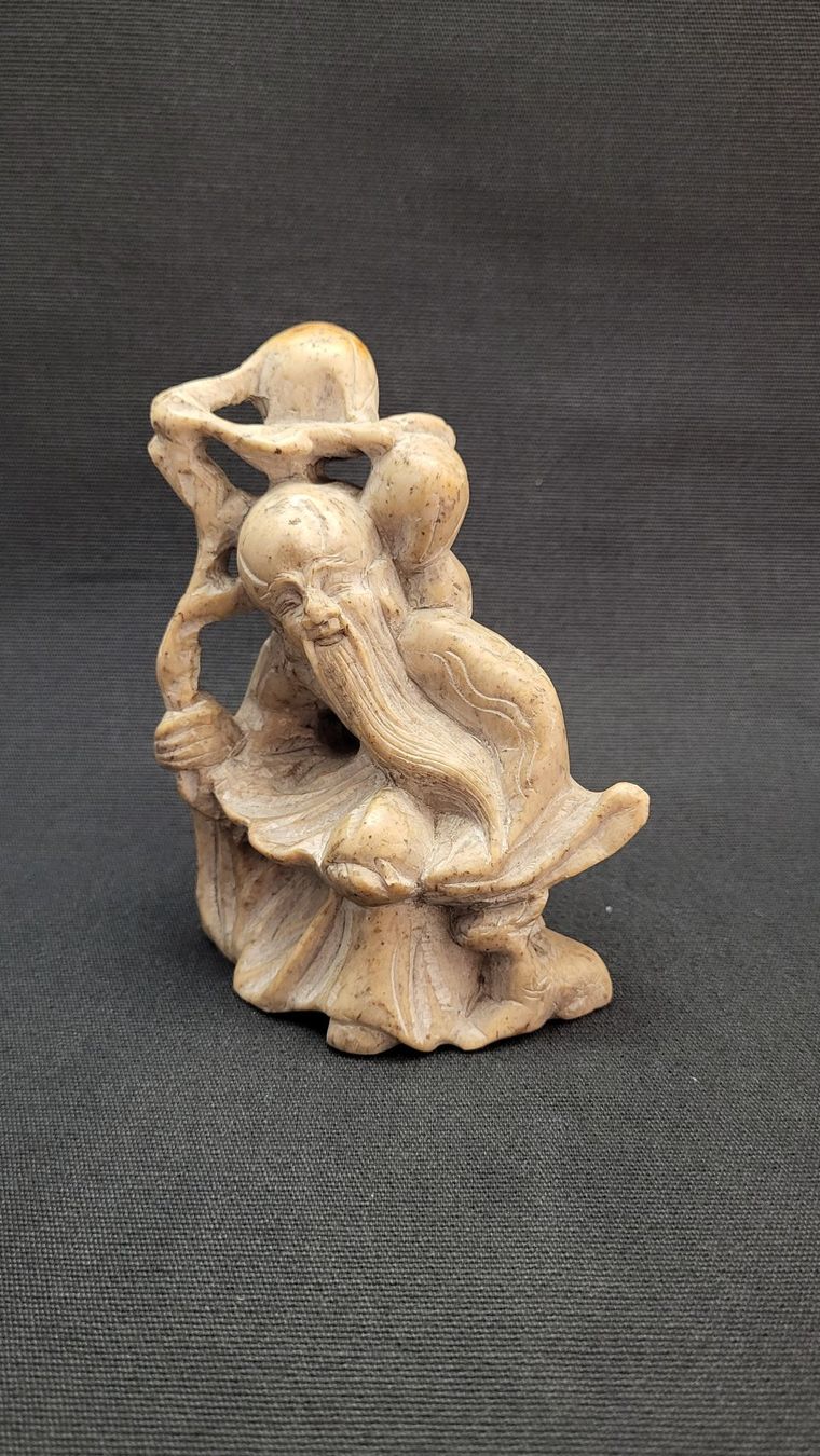 Statuette: Asiatische Stein-Schnitzerei – Usato da Basel venduto da spinne02 6