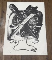 Antoni Tàpies signed Lithograph, 1986