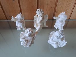 Dekofiguren Engel, 5 Figuren aus Sammlung, neuwertig