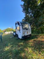 Véhicule utilitaire électrique Goupil blanc