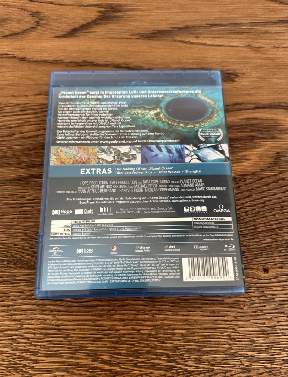Tutti i DVDs: Planet Ocean - Blu-ray - DVD – Nuovo e nell'imballaggio originale da Zürich venduto da Y_Neher 1