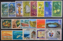 St. Vincent British Lot mit schönen Werten V