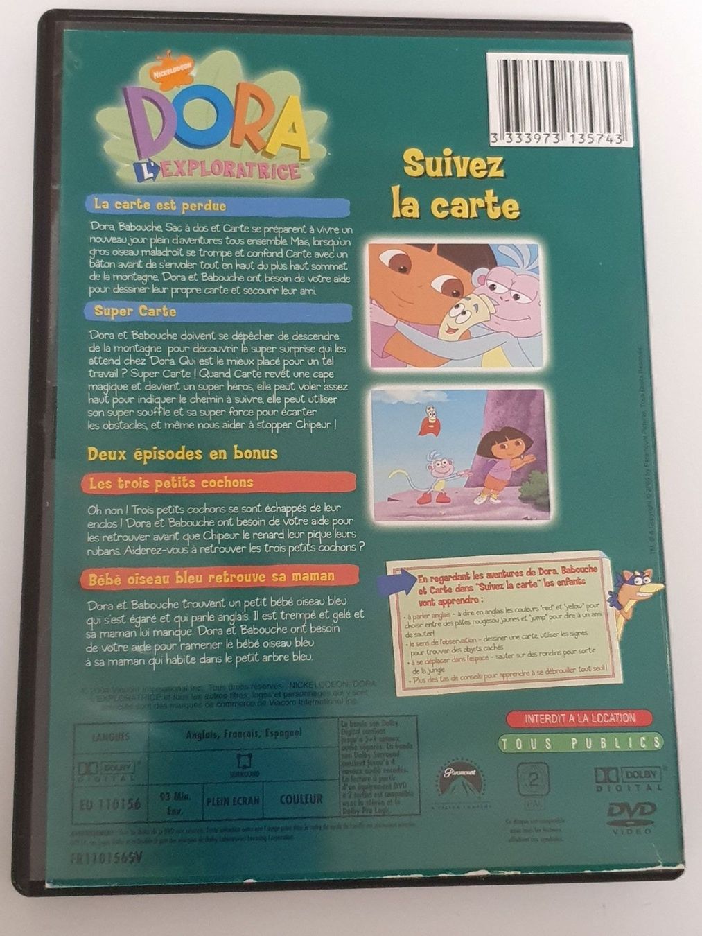 Alle DVDs: Dora l'exploratice DVD volume 1 – Gebraucht aus Oberdorf BL von BaldenEagle 3