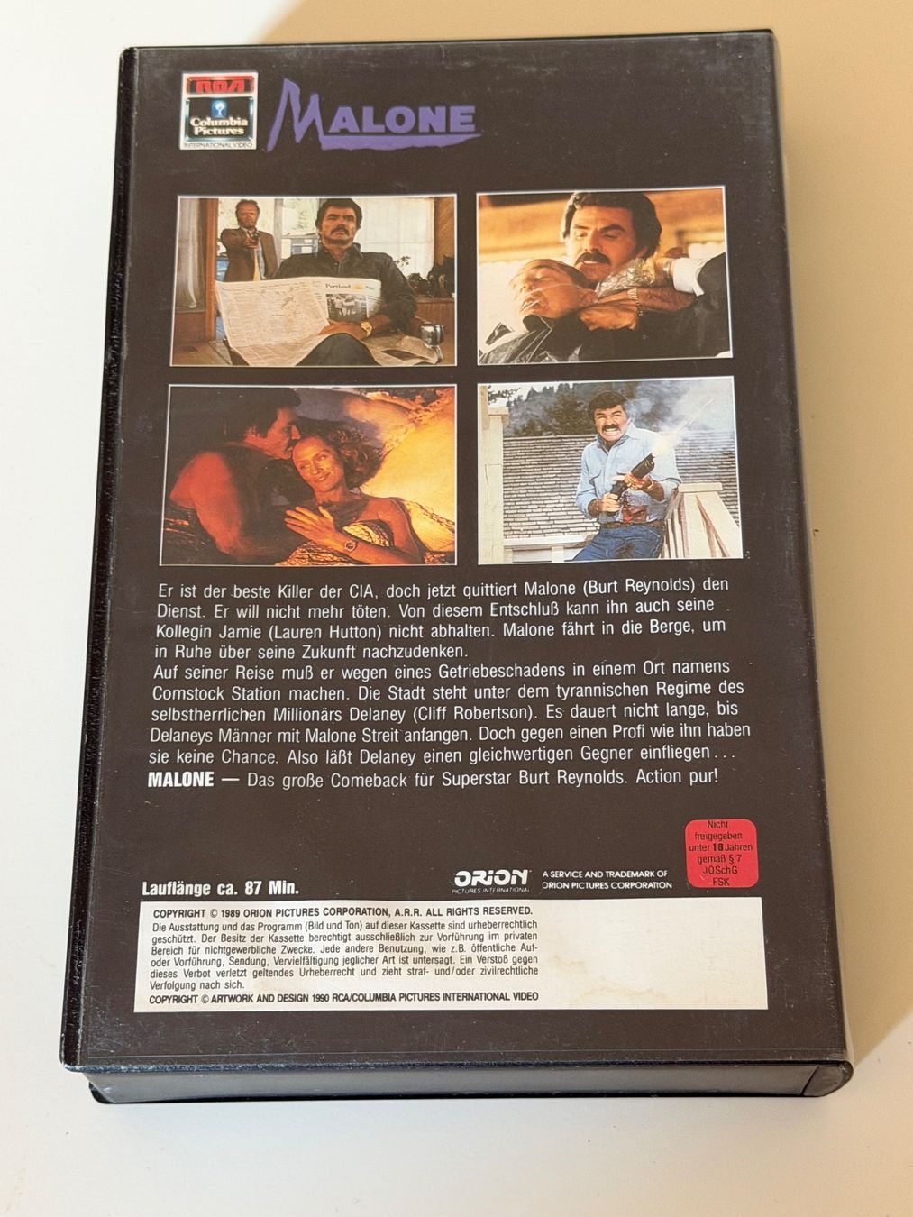 Tutti i VHS: VHS Film Malone Burt Reynolds Action – Usato da Altstätten SG venduto da sheamus 1