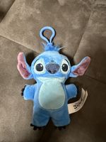 Disney Stitch Plüsch Anhänger blau  neuwertig