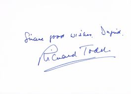 Richard Todd 1919-2009 Autogramm signiert Karte 10x15cm