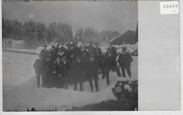 Uzwil - Männergruppe im Winter mit