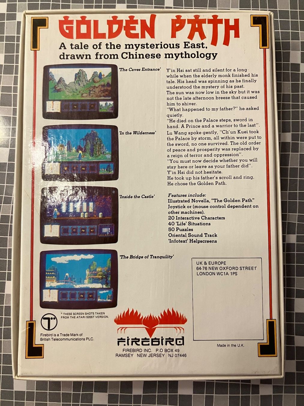 Giochi: Retro: Golden Path (1988, engl.) – Usato da Winkel venduto da Asdas87 2