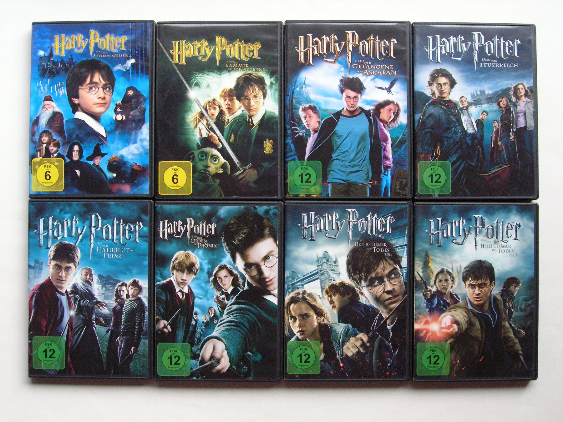 Alle DVDs: HARRY POTTER COMPLETE DVD COLLECTION 1-8 – Gebraucht aus Zuzwil SG von vette13 1