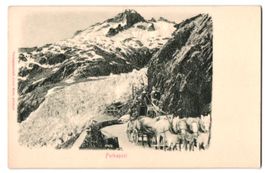Furka, Postkutsche der Furkapost, Blick 