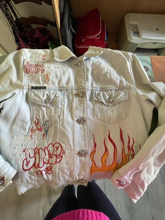Veste en jean Philipp Plein  - Taille M