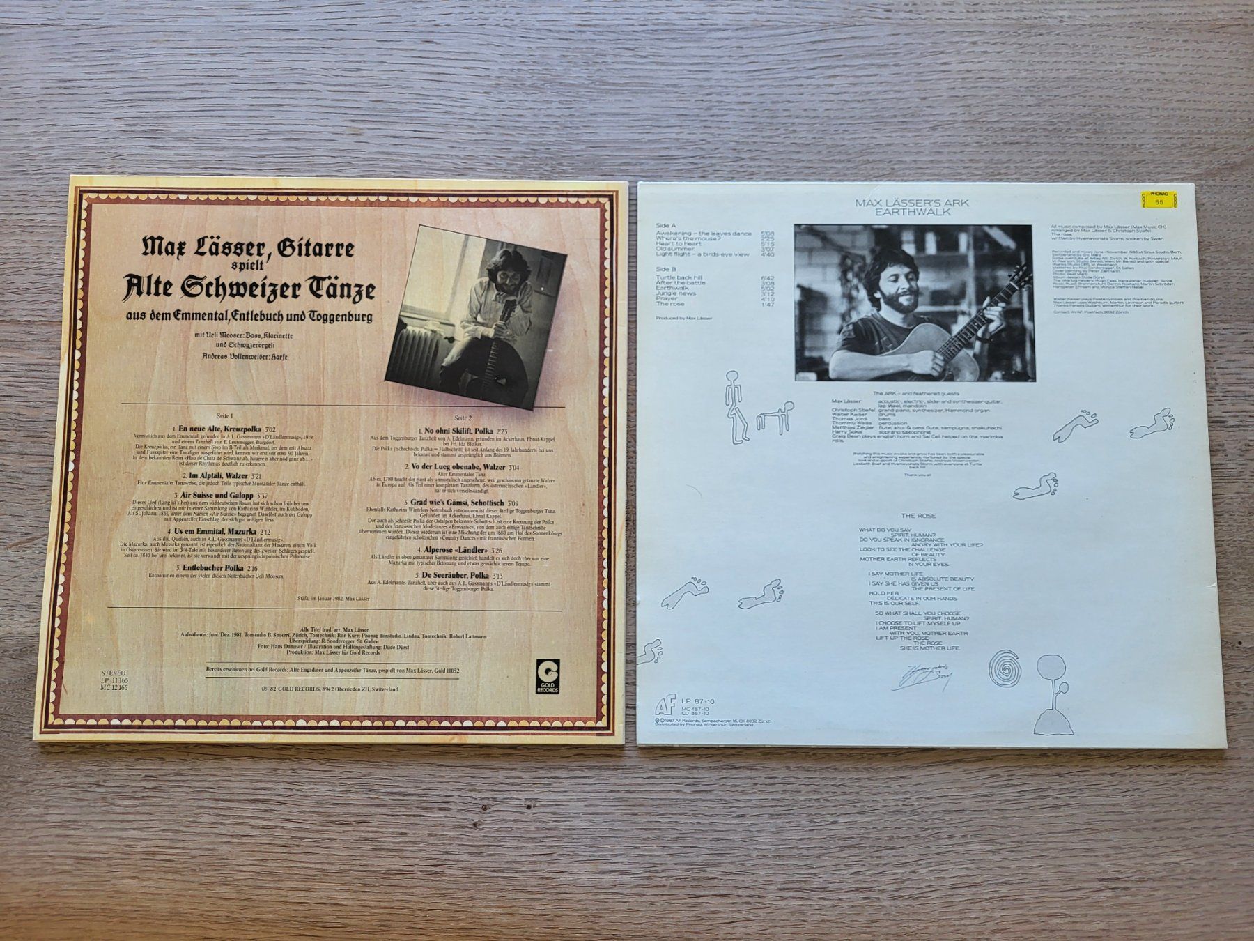 Schallplatten: Max Lässer / Max Lässers' Ark -  2 LP's - Vinyl – Gebraucht aus Wilen b. Wollerau von 4banger 1