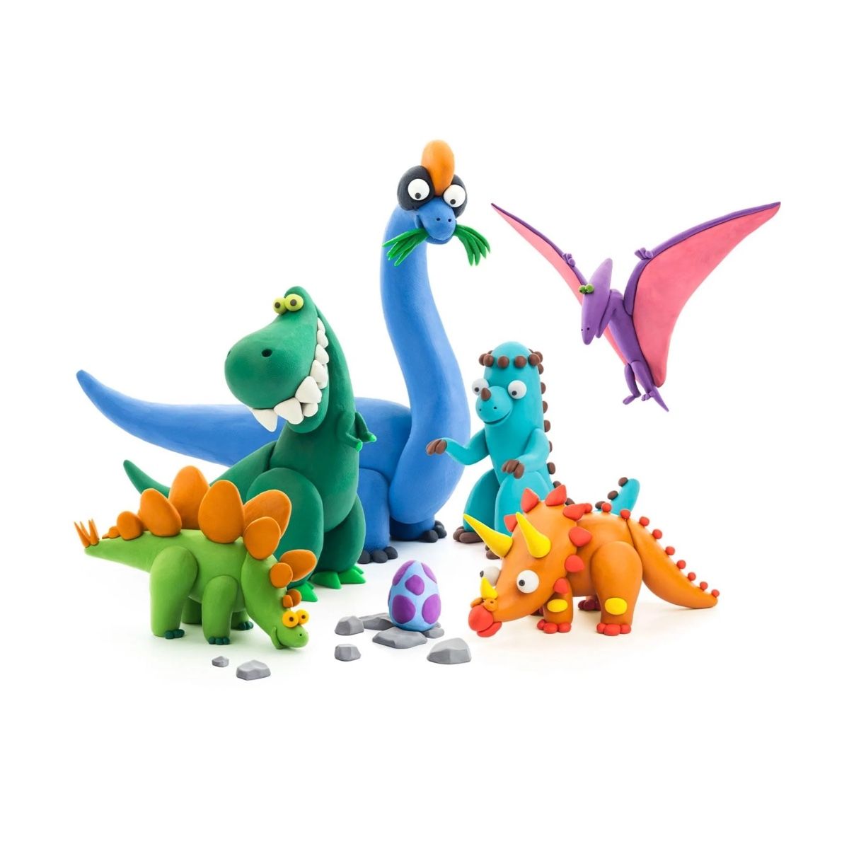 Materiale per modellare: Knete Hey Clay Set Dino – Nuovo e nell'imballaggio originale da zollikon venduto da Racher-Shop 2