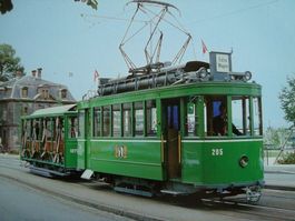 BVB Basler Verkehrsbetriebe Be 2/2 Nr. 205 mit Wagen B2 Nr.