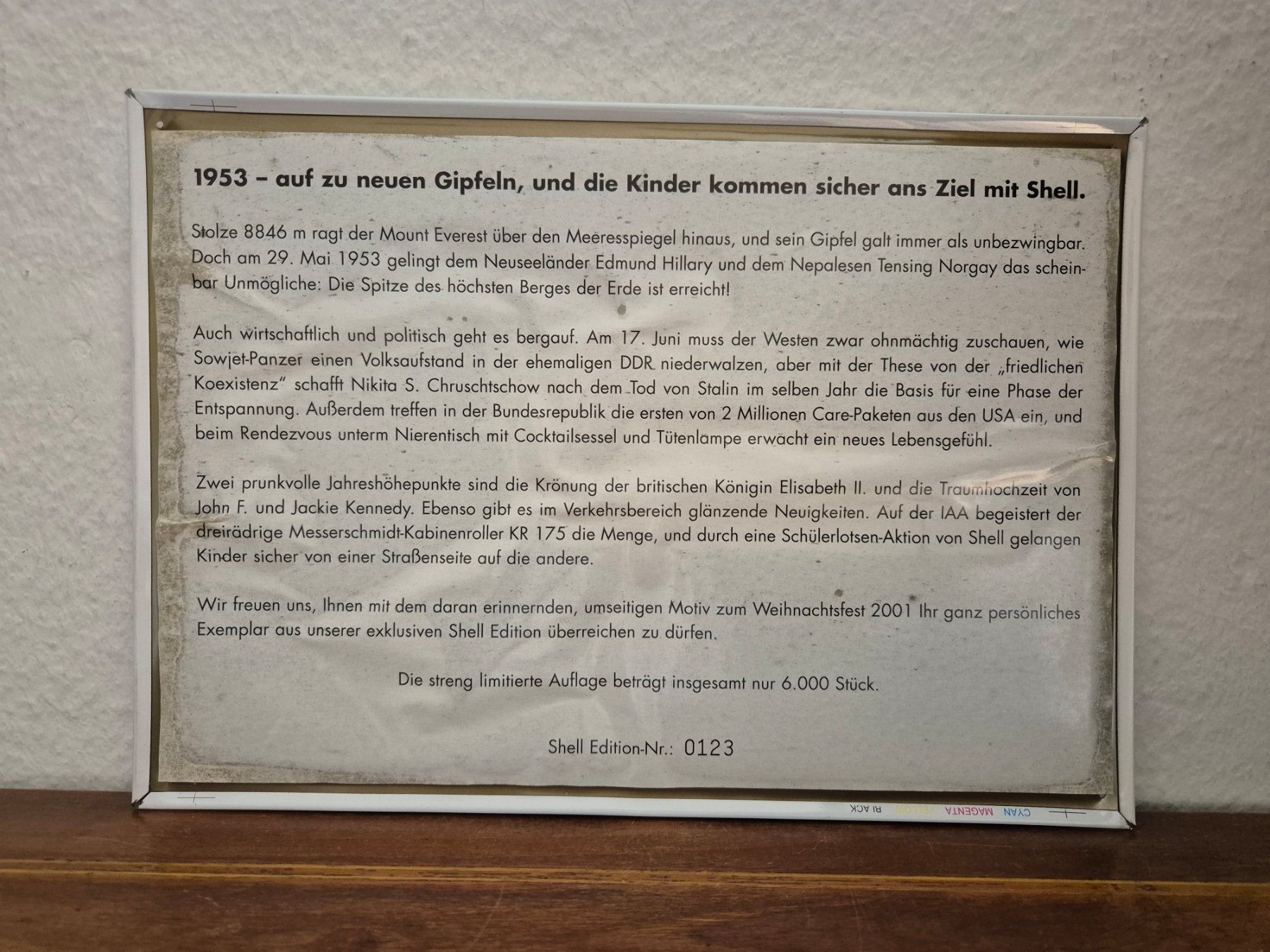 Shell Insegne: Blechschild Shell Tankstelle Tanksäule Limitiert 2001 Blech – Usato da Neuhausen venduto da rraayy 6