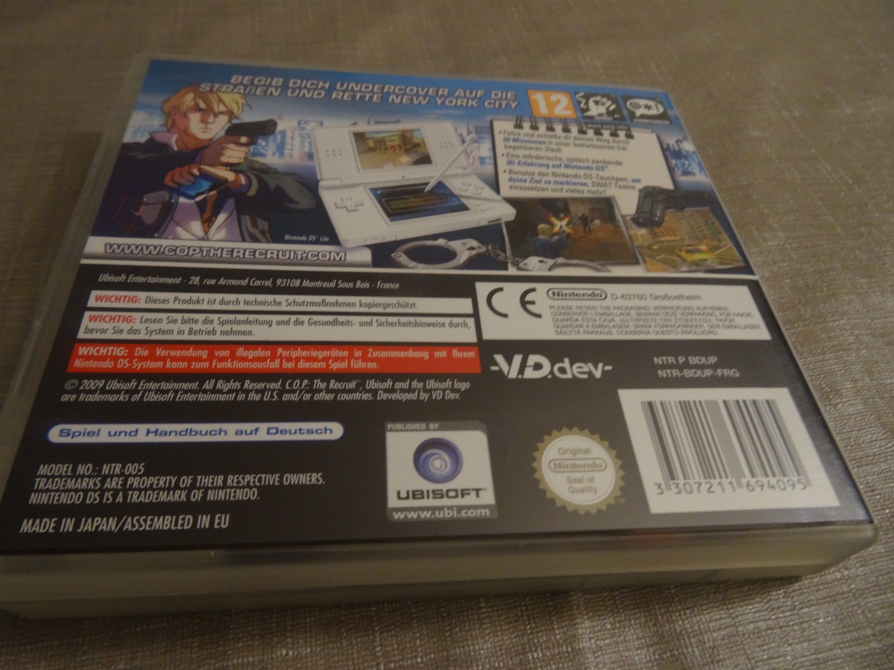 Nintendo Spiele: Nintendo DS Spiel - COP The Recruit – Gebraucht aus Olten von Disc-Ausverkauf 2