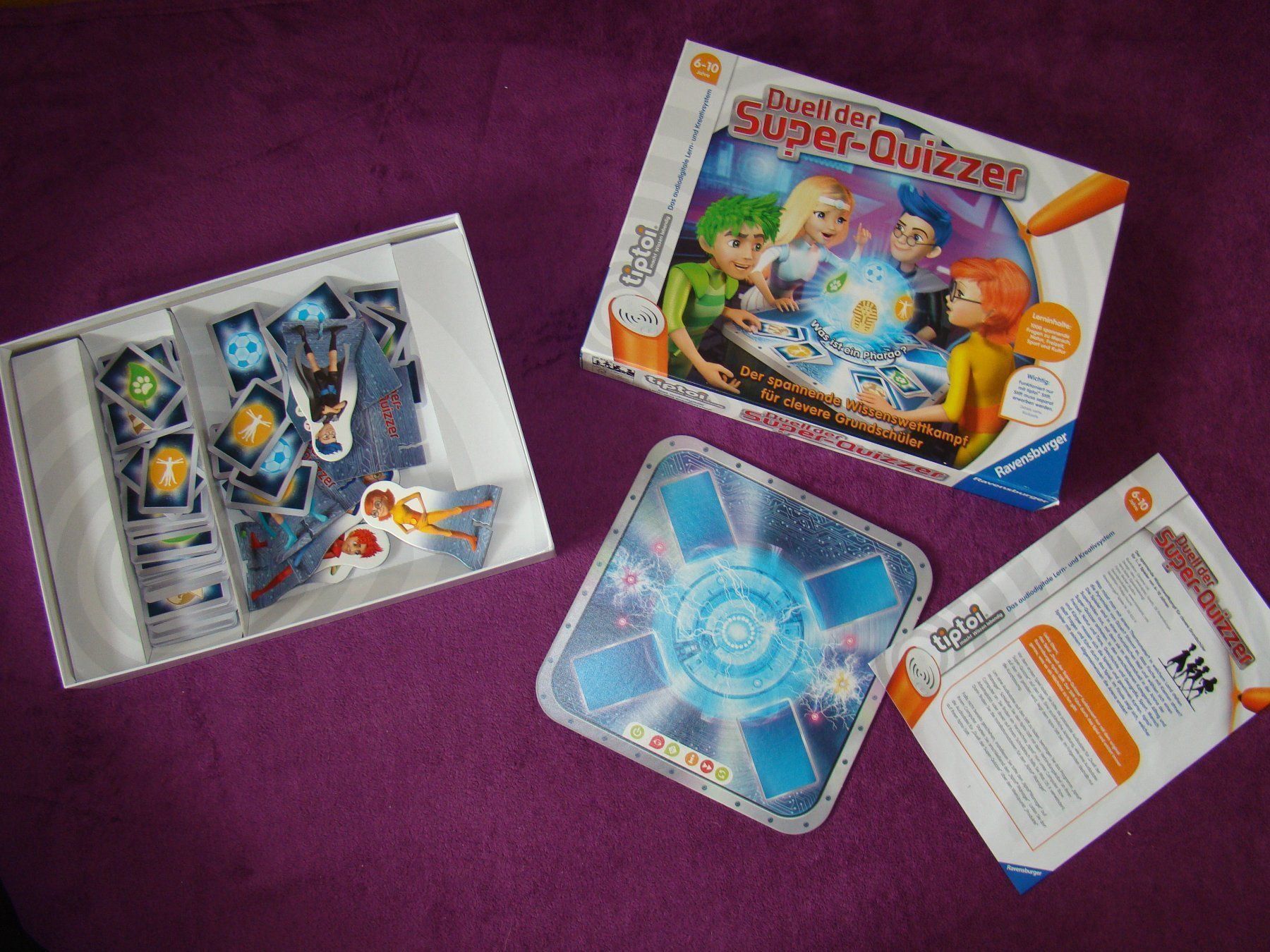 Ravensburger Giochi: tiptoi Spiel - Duell der Super - Quizzer – Usato da Müllheim Dorf venduto da Seeeule01 1