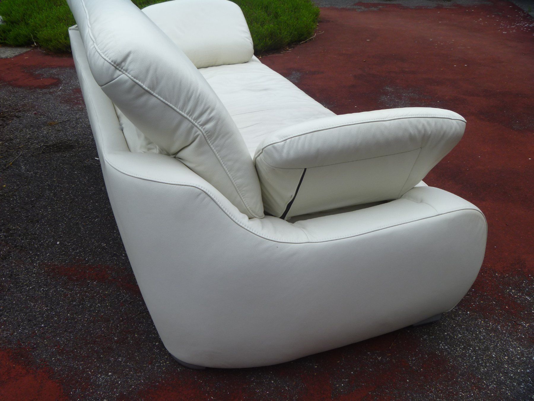 Divani: Ledersofa beige – Usato da Rüti ZH venduto da baumchen 3