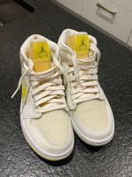 Jordan Air 1 Mid SE - lemon/white