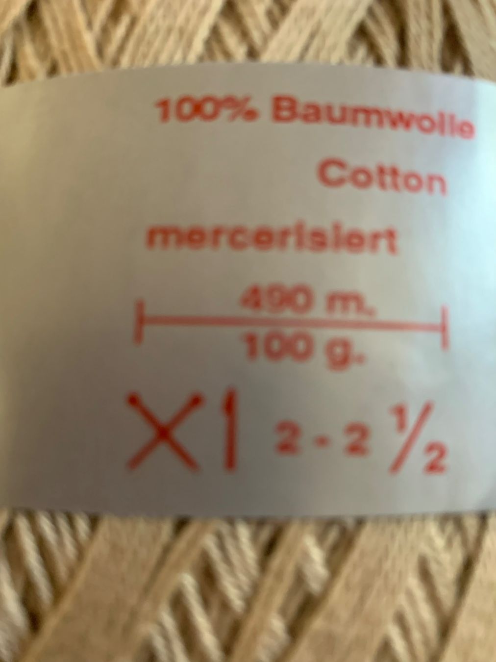 Wolle: Häkelgarn Baumwolle merc. – Neu und originalverpackt aus Horgen von Horga 1