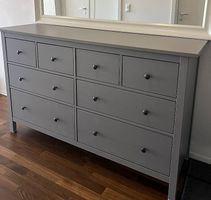 IKEA HEMNES Kommode Grau  8 Schubladen 160 cm