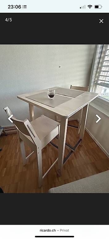 Tischset: Set aus Tisch und 2 Stühle – Gebraucht aus Oberweningen von gta_kl5b 3
