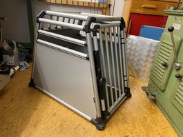 ProLine Milan M HxBxT 70x55x84, stabile Schweiz Alu Hundebox