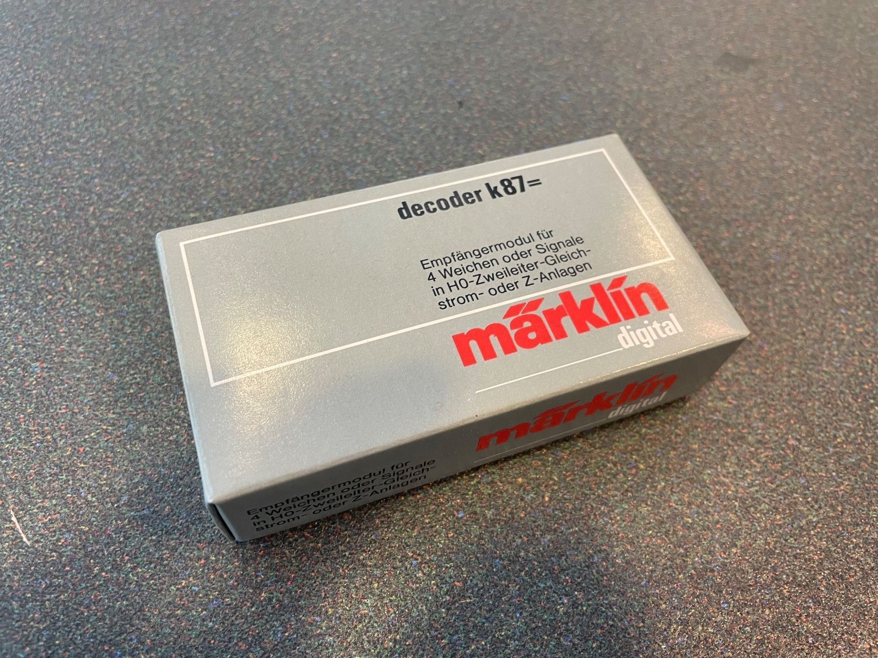 Märklin Modelleisenbahnen: Märklin 6087 Decoder k 87 Empfängermodul für 4 Weichen – Neu (gemäss Beschreibung) aus Chiasso von Carrara-Modellismo 3