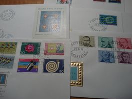 Set 1971, FDC 8 Belege