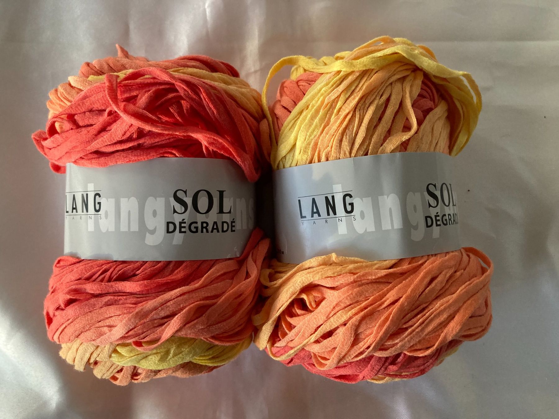 Lang Yarns Lana: Baumwollgarn 2 Strangen *** Farbverlauf von Lang – Nuovo (secondo la descrizione) da Niederuzwil venduto da LaBambola 1