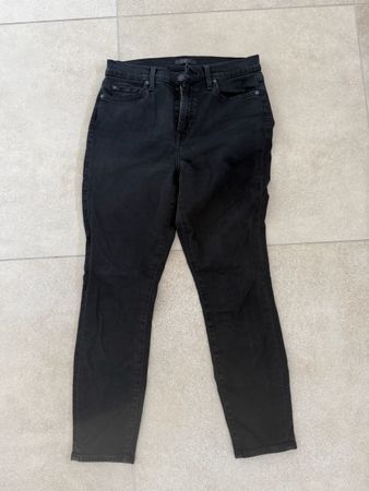 Jean skinny noir taille haute, état comme neuf