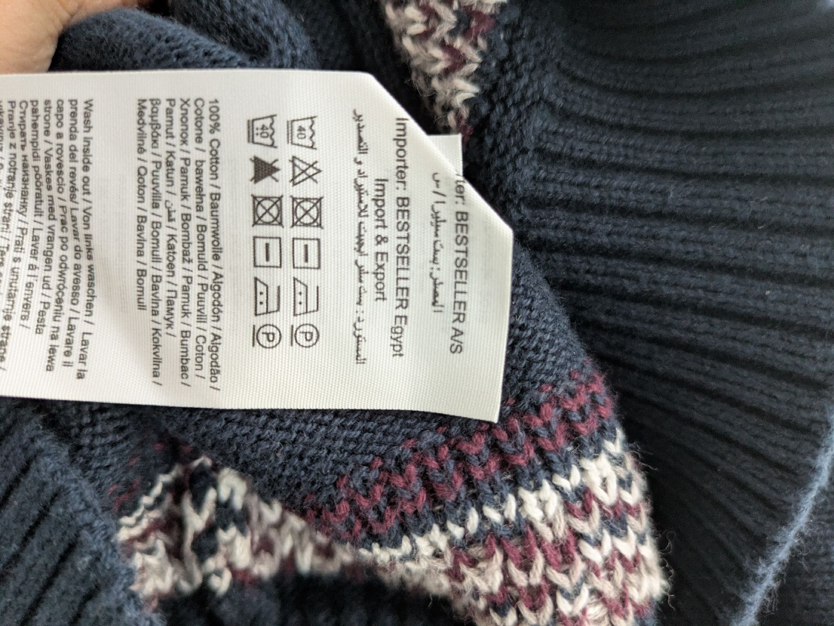 Selected Maglioni & Felpe: Herren Pullover Selected Homme dunkelblau Grösse L  – Usato da Rorschach venduto da joh_v2y2 4